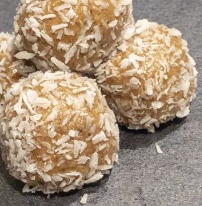 Penaut Butter and Coconut Bliss Balls