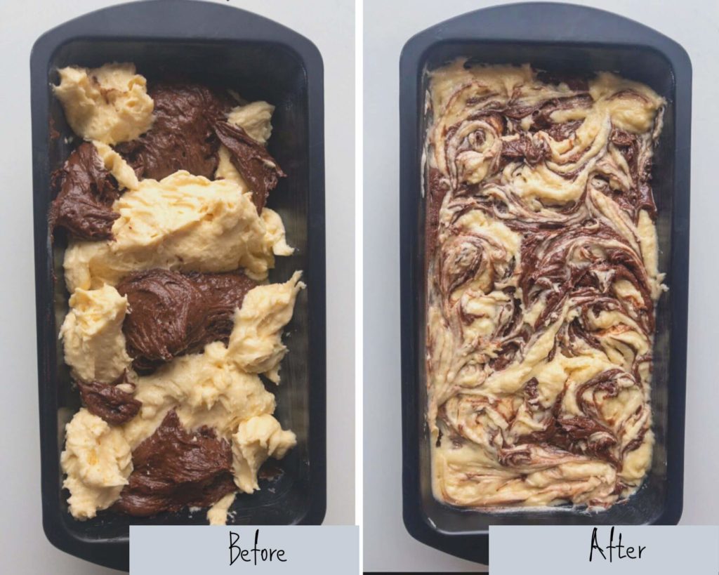 Marble Cake batter