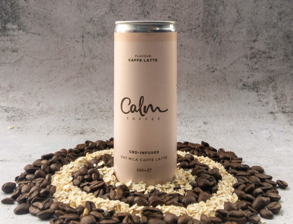 Calm Coffee latte cold blend