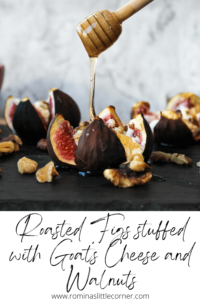 Roasted Figs stuffed with Goat’s Cheese and Walnuts Pin